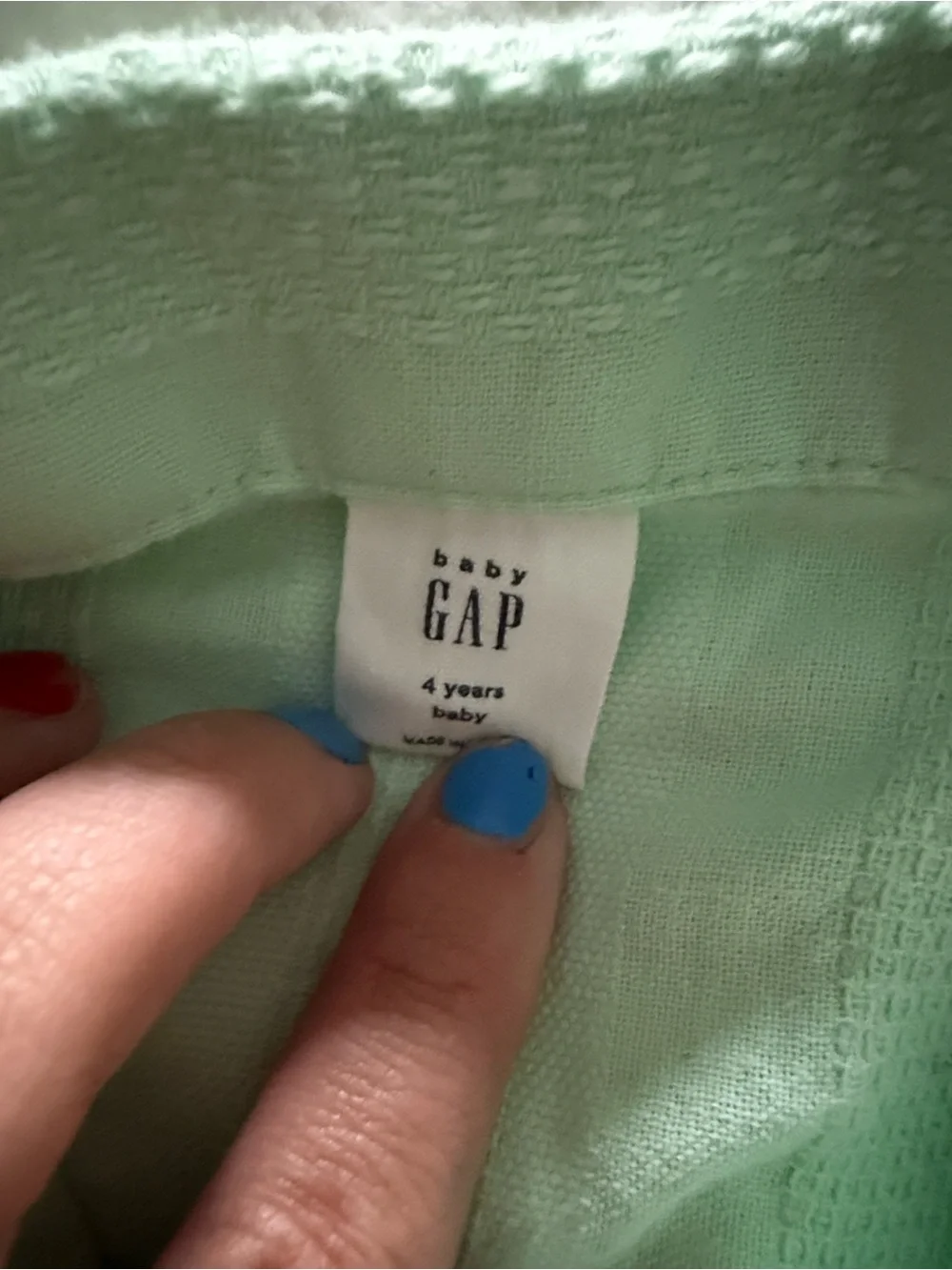 Kids' Gap Mint Green Short-Sleeve Button-Up Shirt